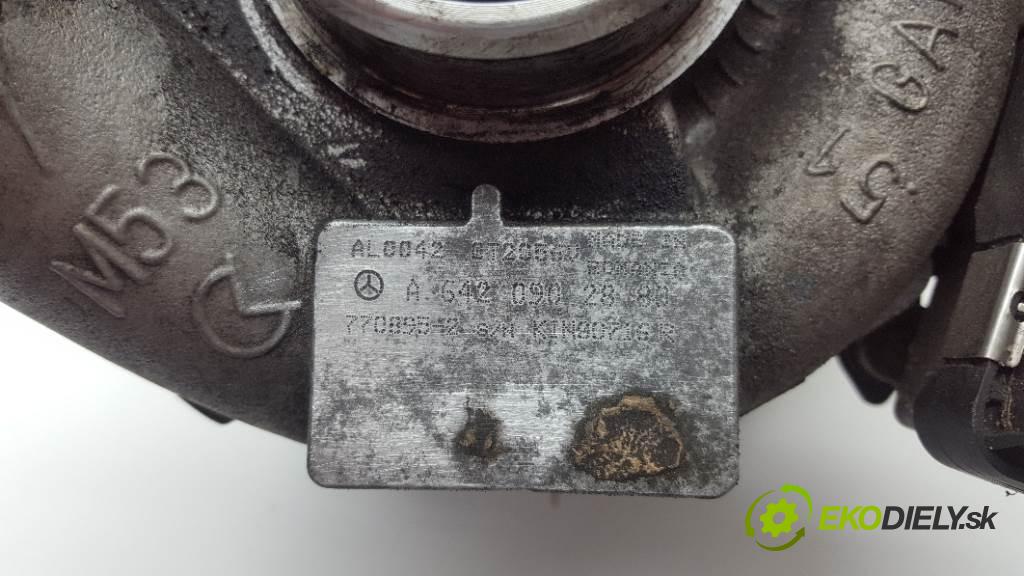 MERCEDES-BENZ C320 CDI W 204 2007 165kW W 204 2987 Turbodúchadlo,turbo 6420902880 (Turbodúchadlá (kompletné))