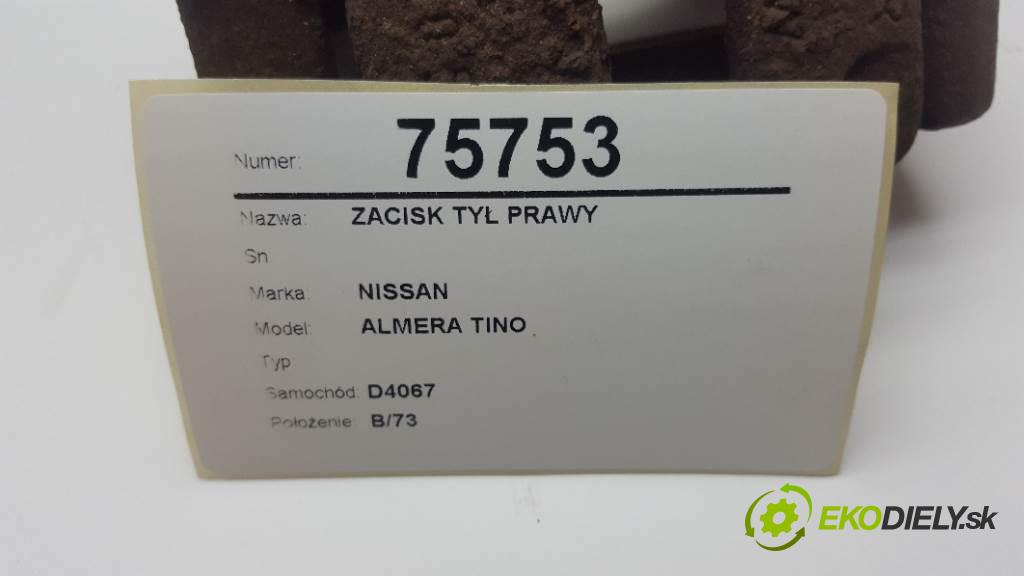 NISSAN ALMERA TINO  2004 84kW    2184 Brzdič strmeň zad pravy  (Ostatné)