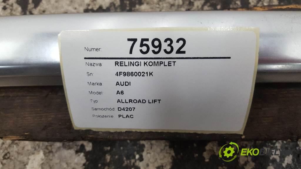 AUDI A6 ALLROAD LIFT 2009 176KW ALLROAD LIFT 2967 ŽELEZNICE: 4F9860021K (Strešné lyžiny)