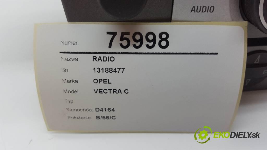 OPEL VECTRA C  2005 88kW    1910 RADIO 13188477 (Audio zariadenia)
