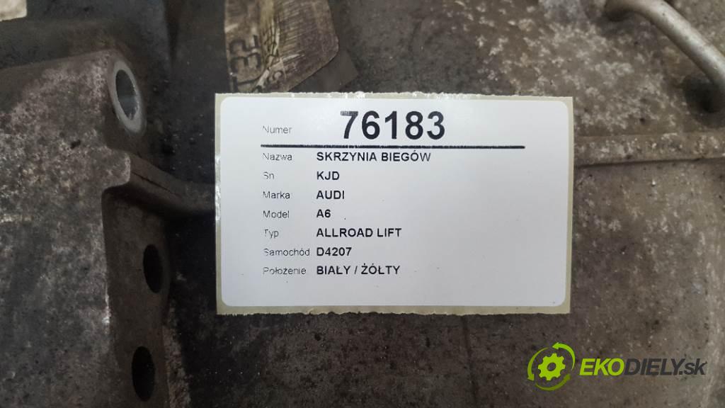 AUDI A6 ALLROAD LIFT 2009 176KW ALLROAD LIFT 2967 Prevodovka KJD (Prevodovky)