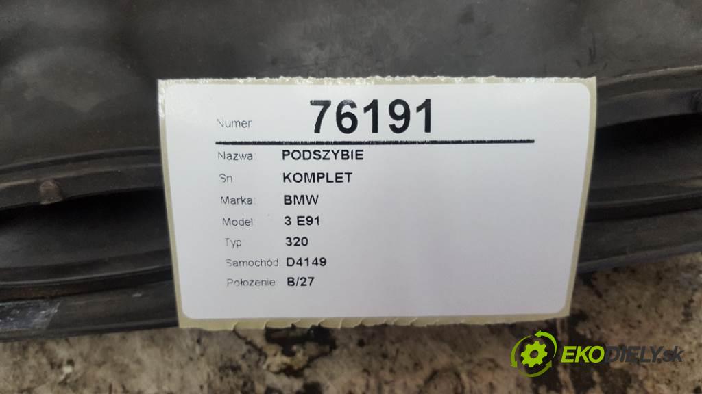 BMW 3 E91 320 2006 120kW 320 1995 Torpédo, plast pod čelné okno KOMPLET  (Torpéda)