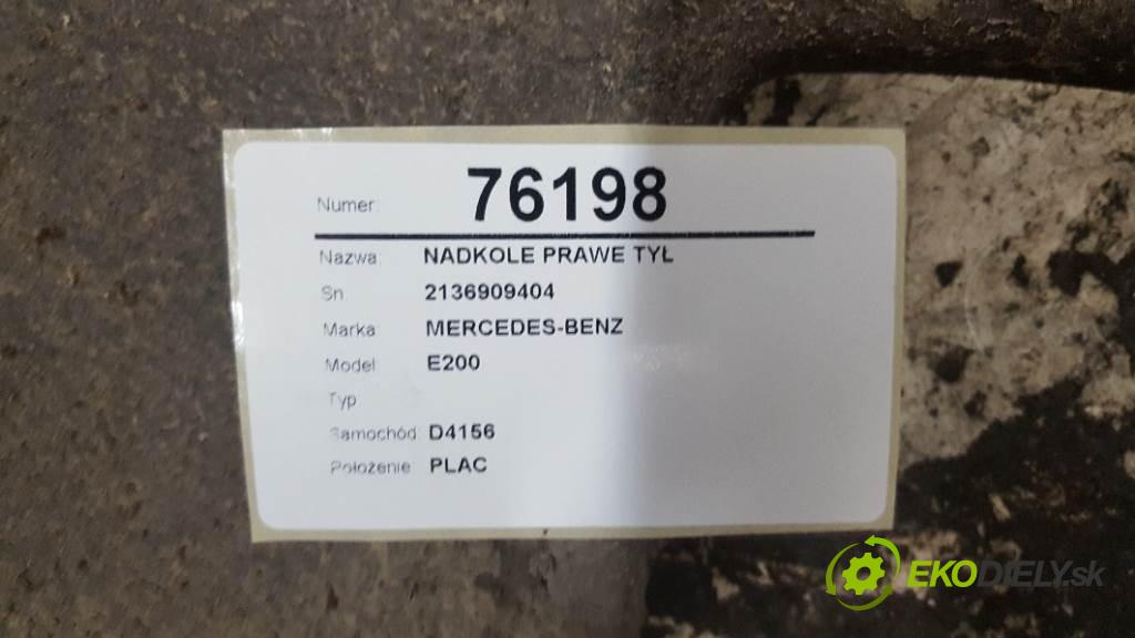 MERCEDES-BENZ E200  2017 110kW    1950 podblatník pravé zadní část 2136909404