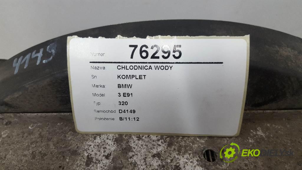 BMW 3 E91 320 2006 120kW 320 1995 Chladič vody KOMPLET (Chladiče vody)