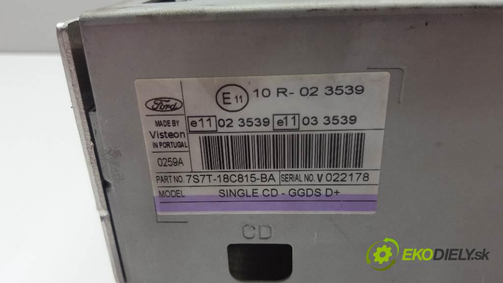 FORD S-MAX  2008 107kW    1999 RADIO 7S7T-18C815-BA (Audio zariadenia)