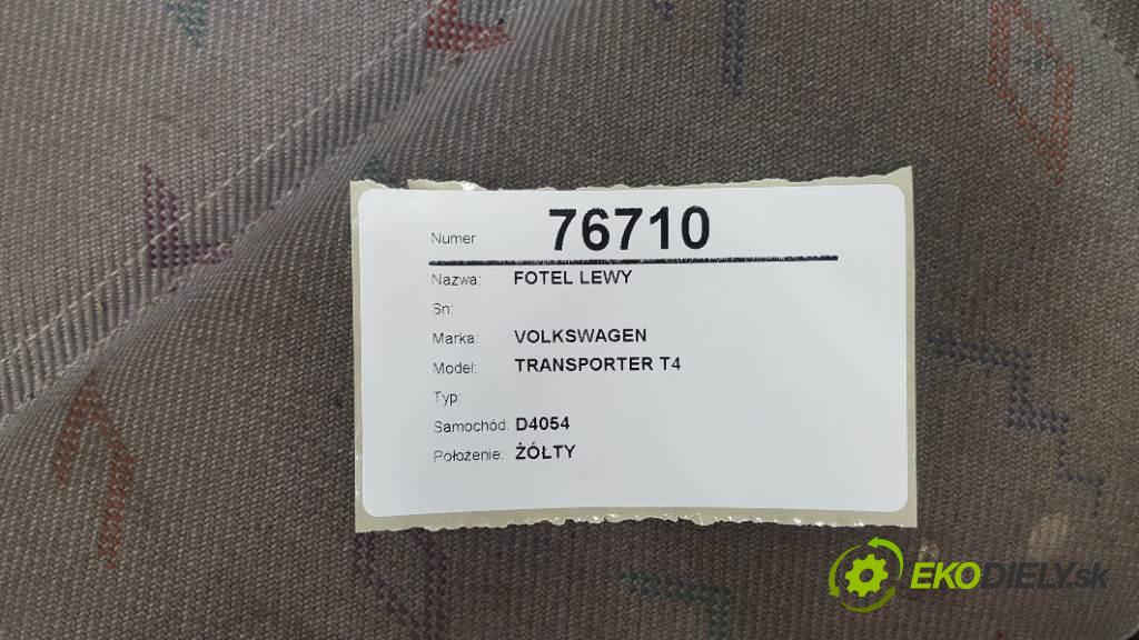 VOLKSWAGEN TRANSPORTER T4  1992 57kW    2370 Sedadlo ľavy  (Sedačky, sedadlá)