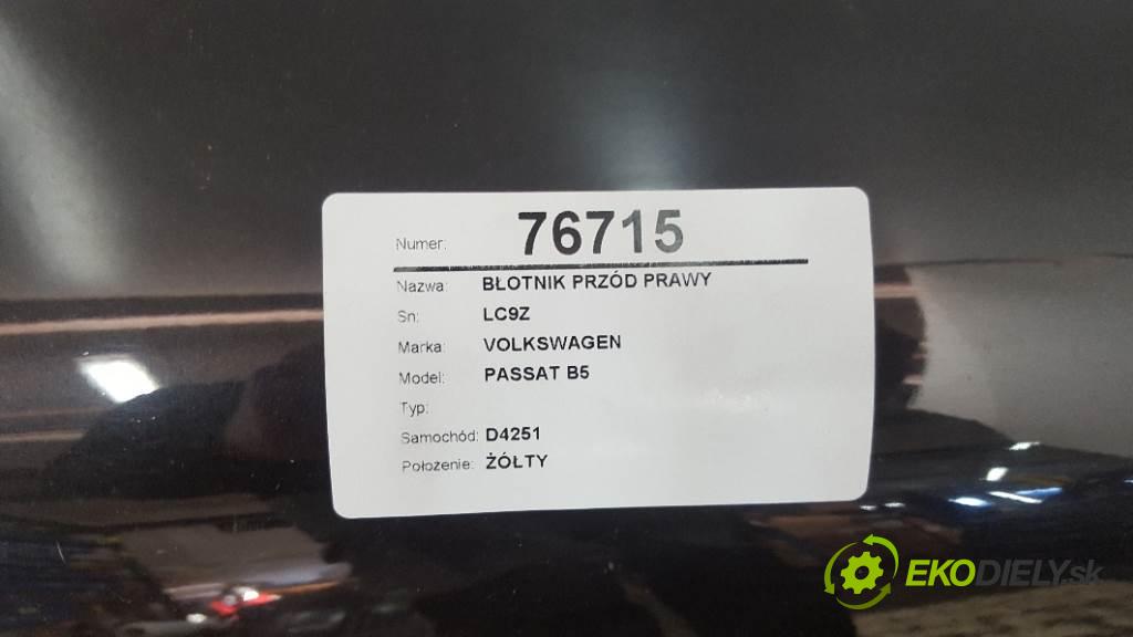 VOLKSWAGEN PASSAT B5  2003 96kW    1896 Blatník predný pravy LC9Z (Ostatné)