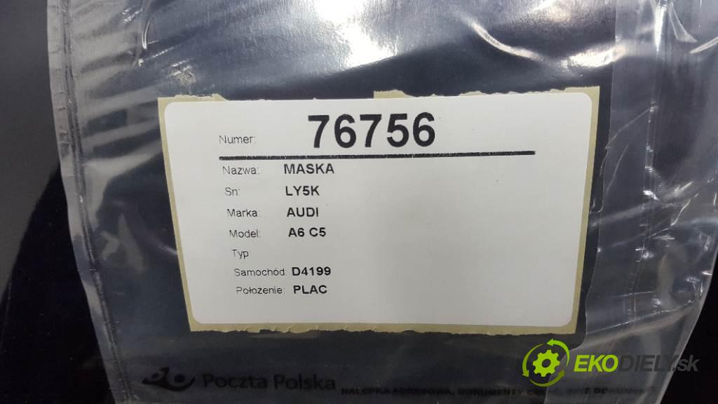 AUDI A6 C5  2000 81kW   1896 kapota LY5K