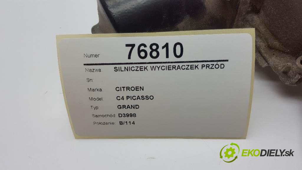 CITROEN C4 PICASSO GRAND 2008 100 kW GRAND 1997 Motorček stieračov predný  (Motorčeky stieračov predné)