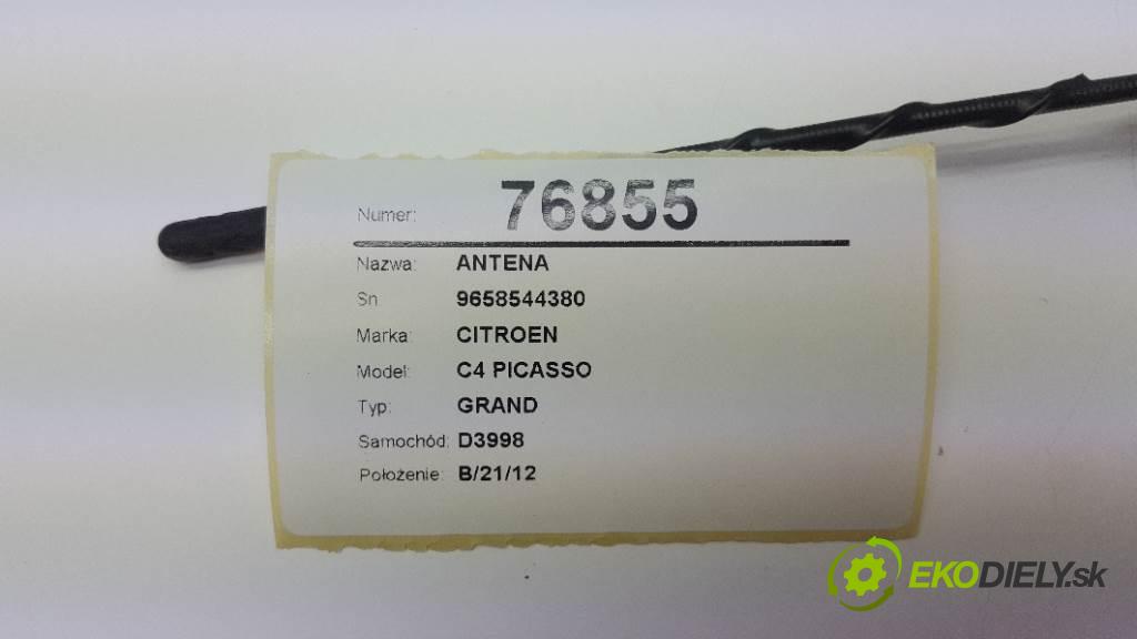 CITROEN C4 PICASSO GRAND 2008 100 kW GRAND 1997 ANTENA 9658544380