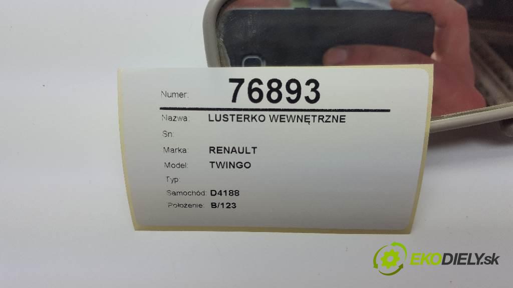 RENAULT TWINGO  2008 56kW    1149 zpětné zrcátko vnitřní  (Světla vnitřní)