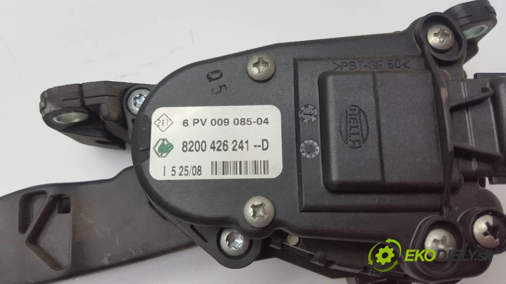 RENAULT TWINGO  2008 56kW    1149 Potenciometer plynového pedálu 8200426241D 6PIN (Pedále)