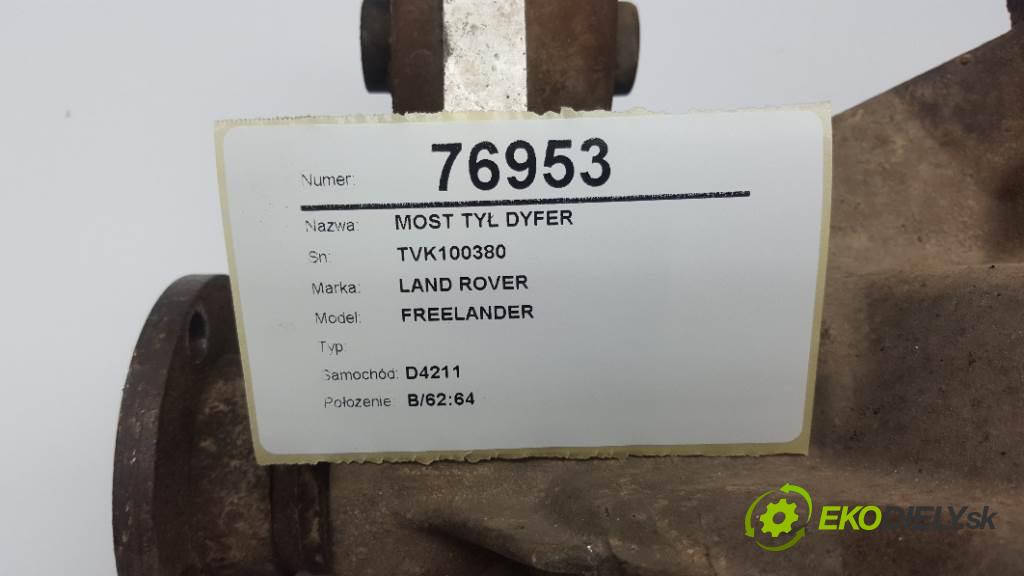 LAND ROVER FREELANDER  1998 88kW   1796 Most zad ,diferenciál TVK100380 (Zadné)