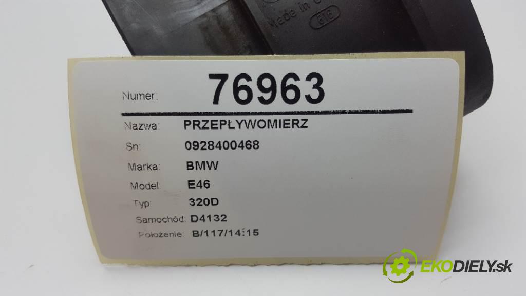 BMW E46 320D 1999 100kW 320D 1951 Váha vzduchu 0928400468 (Váhy vzduchu)
