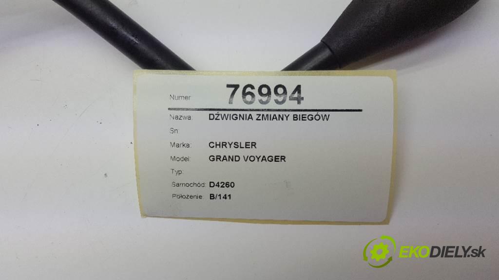 CHRYSLER GRAND VOYAGER  2006 110kW   2776 Kulisa  (Rýchlostné páky / kulisy)