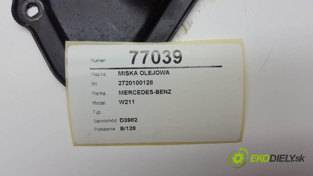 MERCEDES-BENZ W211  2006 170kW   2996 MISKA: olejová 2720100128 (Olejové vane)