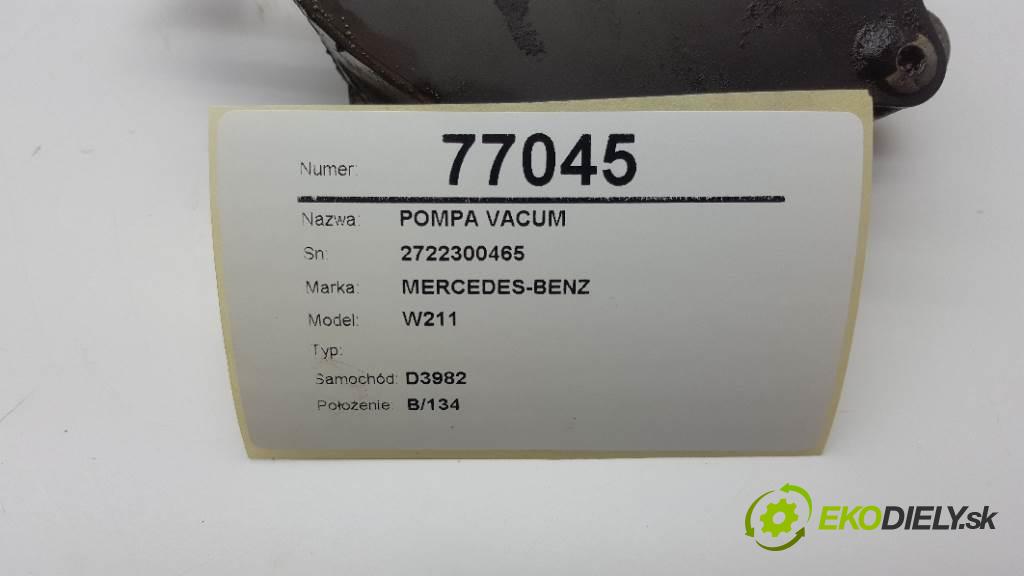 MERCEDES-BENZ W211  2006 170kW   2996 pumpa vakuová 2722300465