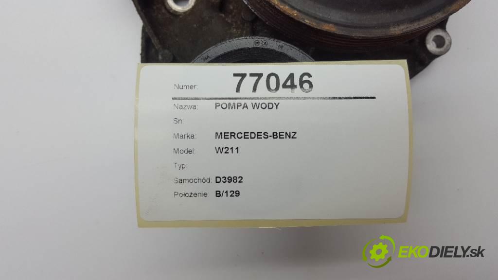 MERCEDES-BENZ W211  2006 170kW   2996 pumpa vody  (Vodní pumpy)