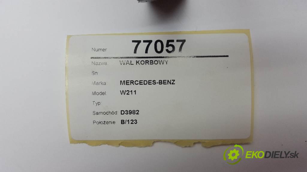 MERCEDES-BENZ W211  2006 170kW   2996 Kardaň, hriadeľ KLIKA:  (Ostatné)