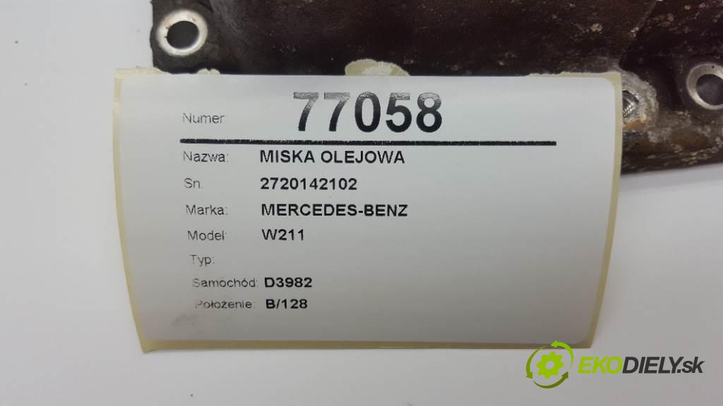 MERCEDES-BENZ W211  2006 170kW   2996 MISKA: olejová 2720142102 (Olejové vane)