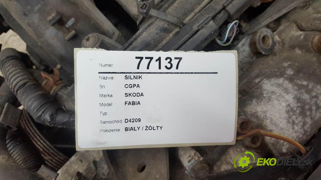 SKODA FABIA  2013 51kW   1198 Motor CGPA (Motory (kompletné))