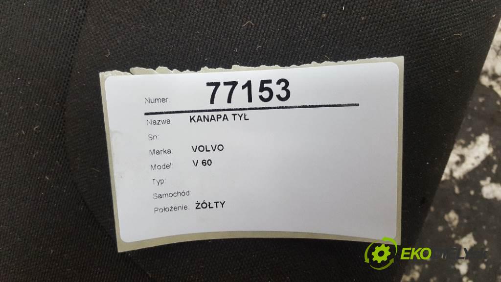 VOLVO V 60       Sedadlo zad  (Sedačky, sedadlá)