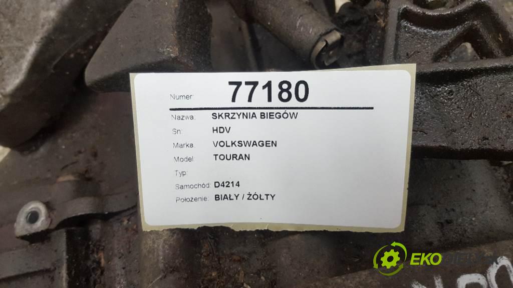 VOLKSWAGEN TOURAN  2005 103kW   1968 Prevodovka HDV (Prevodovky)
