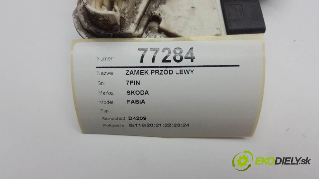 SKODA FABIA  2013 51kW    1198 zámok přední část levý 7PIN
