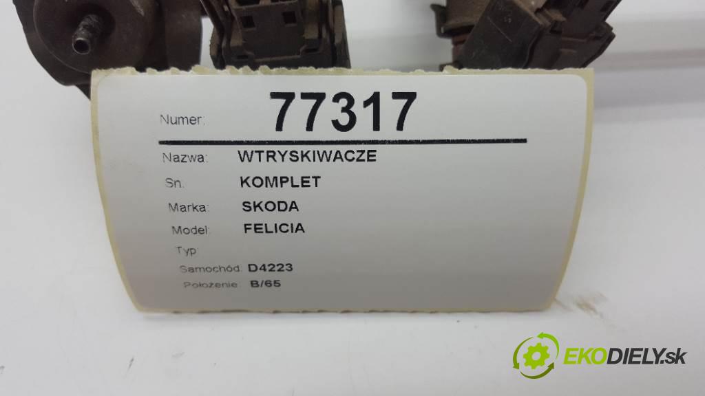 SKODA FELICIA  2000 50kW   1289 vstřikovací ventily KOMPLET