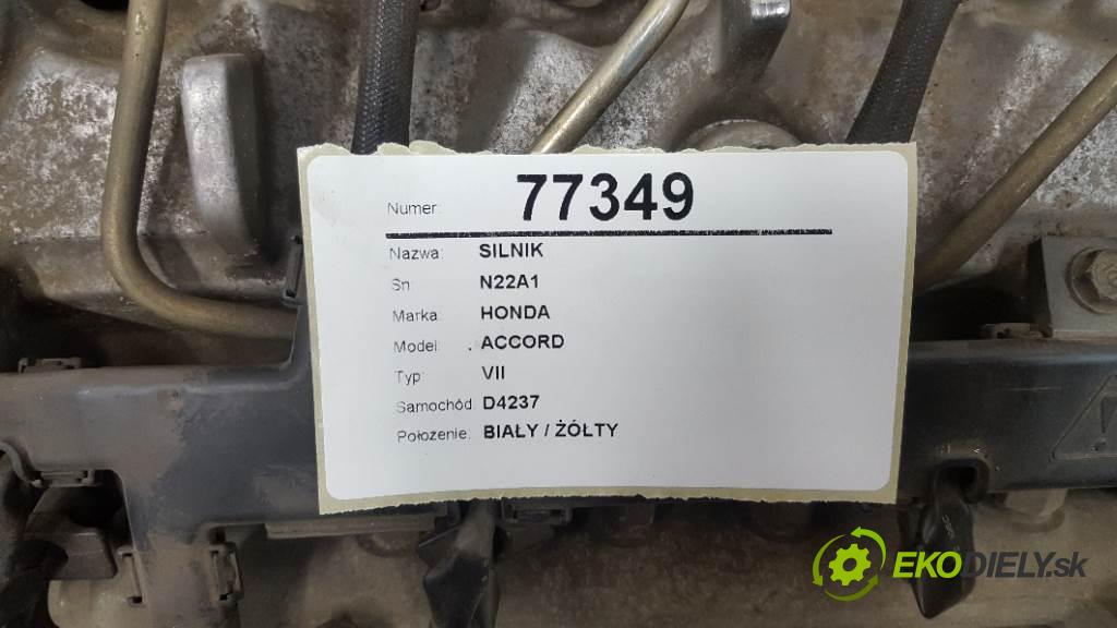 HONDA ACCORD VII 2005 103kW VII 2204 motor N22A1 (Motory (kompletní))