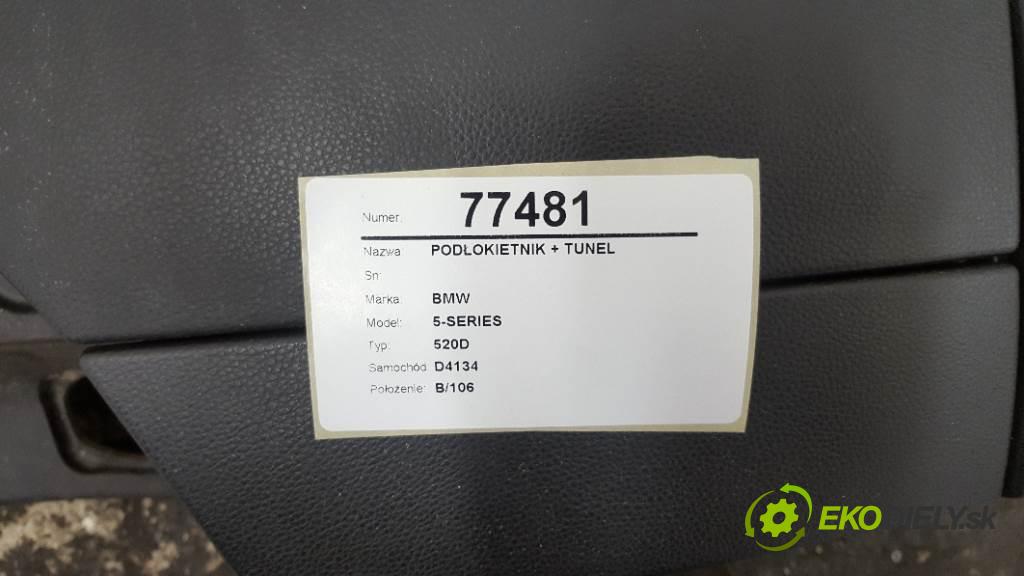BMW 5-SERIES 520D 2006 120kW 520D 1995 Lakťová opierka + Tunel