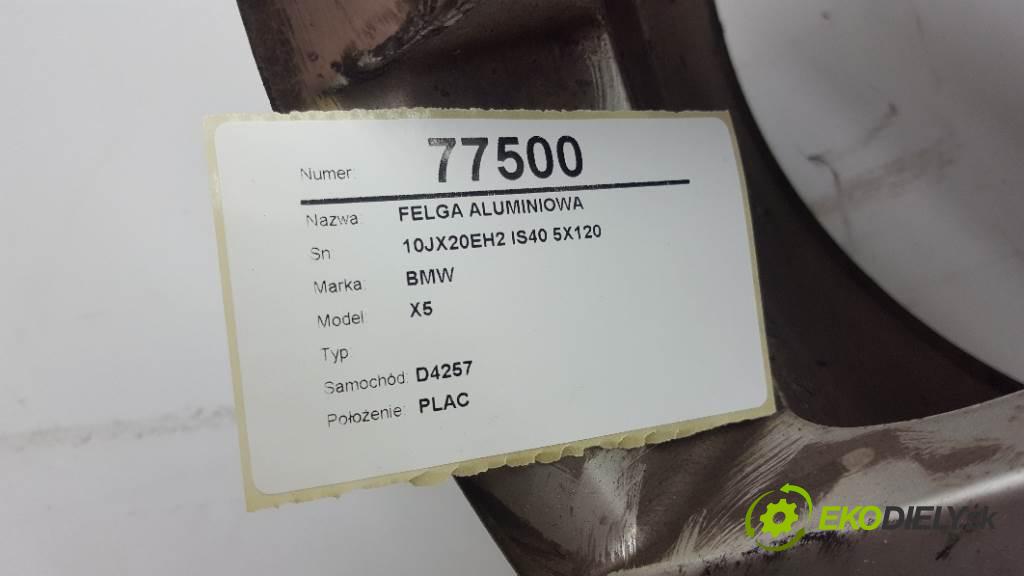 BMW X5  2008 173kW   2993 disk 10JX20EH2 IS40 5X120 (Hliníkové)