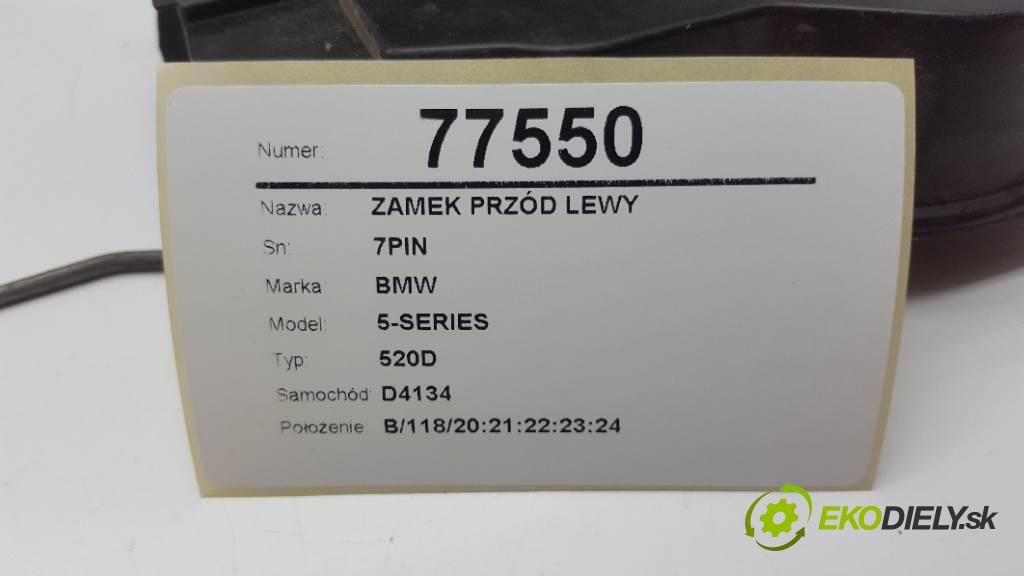 BMW 5-SERIES 520D 2006 120kW 520D 1995 zámok přední část levý 7PIN