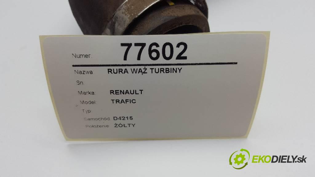 RENAULT TRAFIC  2005 74kW    1870 Rúra hadica turba  (Hadice)