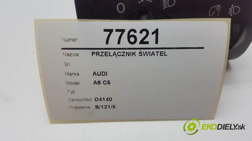 AUDI A6 C5  1997 164kW    2400 Prepínač svetiel  (Prepínače, spínače, tlačidlá a ovládače kúrenia)