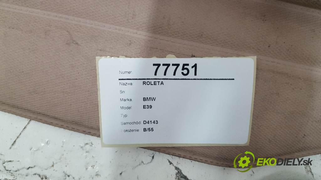 BMW E39  2002 120kW   2497 Roleta  (Rolety kufra)