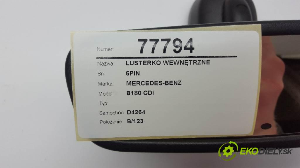 MERCEDES-BENZ B180 CDI  2007 80kW    1992 zpětné zrcátko vnitřní 5PIN (Světla vnitřní)