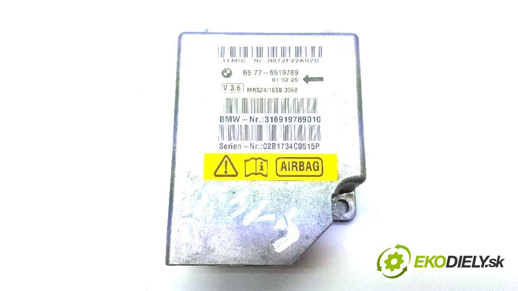 BMW E39  2002 120kW   2497 senzor airbag 65776919789 (Snímače)