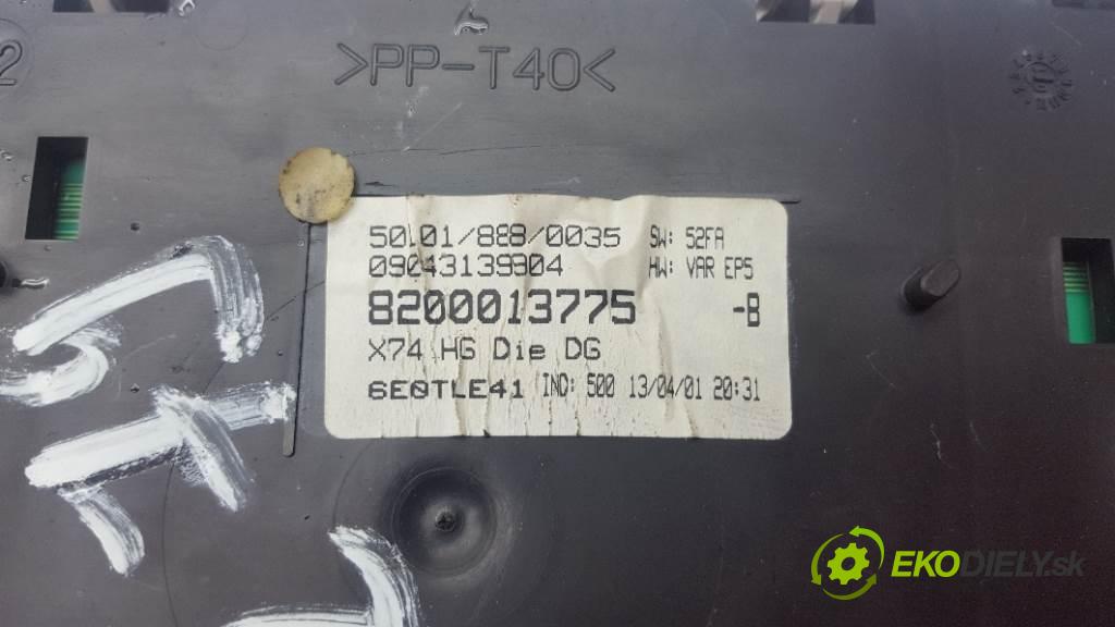 RENAULT LAGUNA  2001 79kW   1870 Prístrojovka 8200013775 (Prístrojové dosky, displeje)