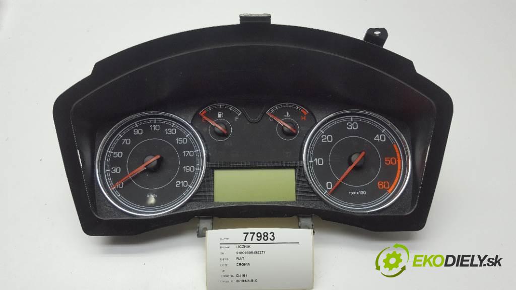 FIAT CROMA  2008 88KW    1910 Prístrojovka 51809898490271 (Prístrojové dosky, displeje)