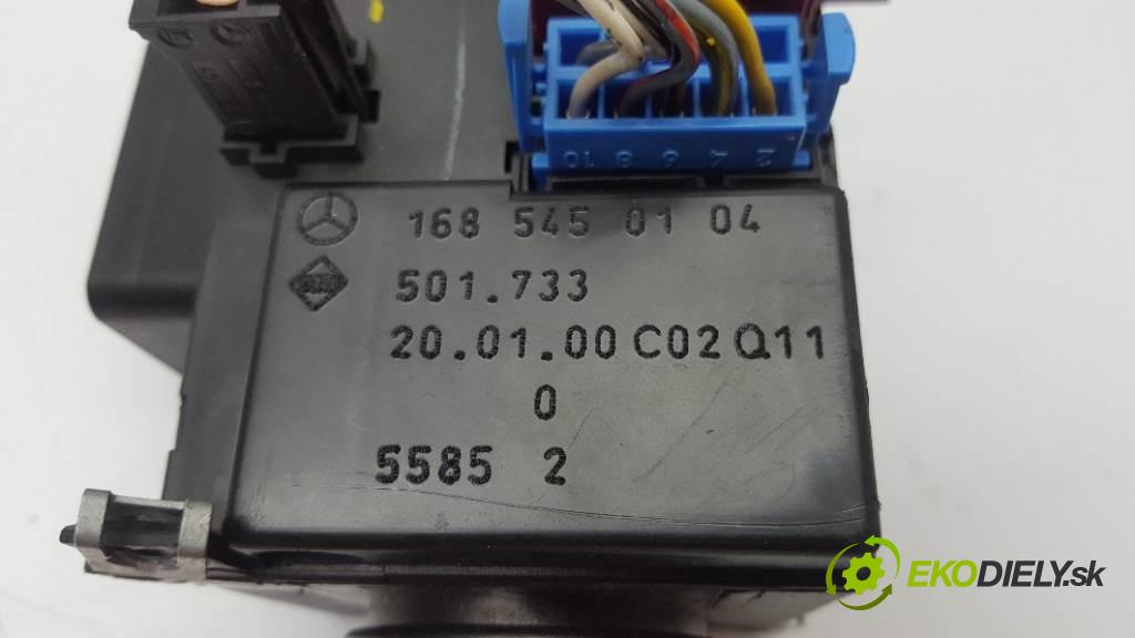 MERCEDES-BENZ A 170 CDI  2009 95kW   1 689 přepínač světel 1685450104 (Ovládaní topení a přepínače)