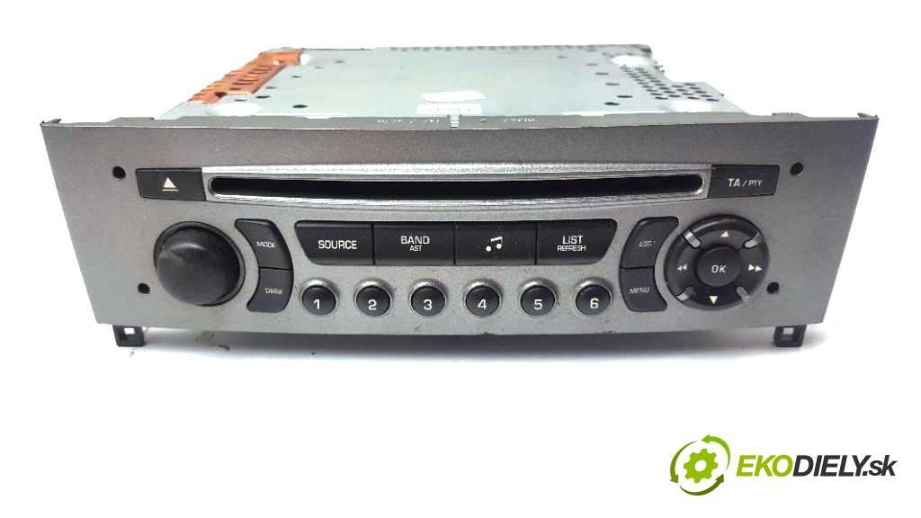 PEUGEOT 308 SW T7 2008 66,20 kw SW T7 1560 RADIO 96650205XH01 (Audio zariadenia)