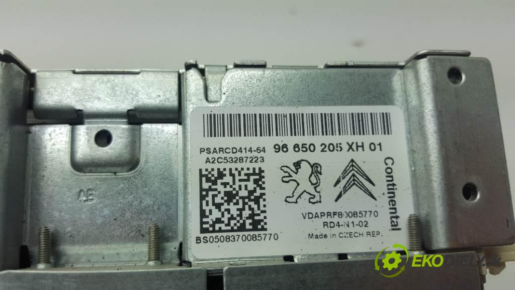 PEUGEOT 308 SW T7 2008 66,20 kw SW T7 1560 RADIO 96650205XH01 (Audio zariadenia)
