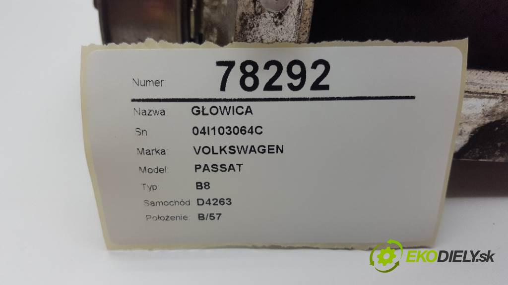 VOLKSWAGEN PASSAT  2015 110kW B8 1968 Hlava valcov 04l103064C (Hlavy valcov)