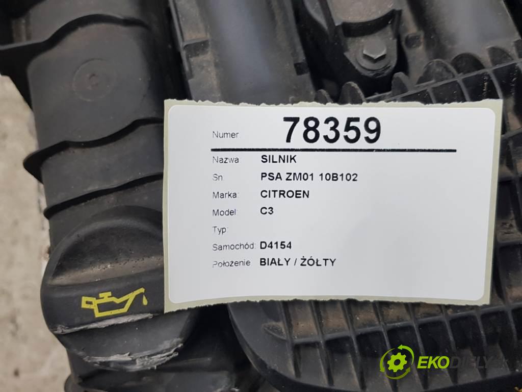 CITROEN C3 II 2013 50kW    999 motor PSA ZM01 10B102 (Motory (kompletní))