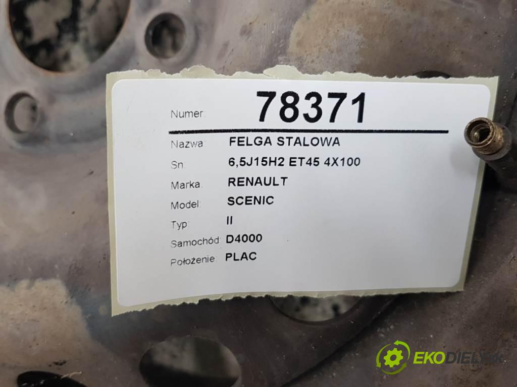 RENAULT SCENIC II 2021 86 kW II 1461,00 disk (OCEL 6,5J15H2 ET45 4X100