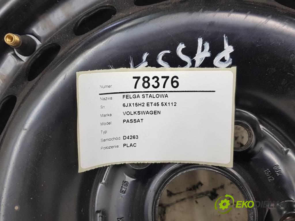 VOLKSWAGEN PASSAT  2015 110kW B8 1968 disk (OCEL 6JX15H2 ET45 5X112