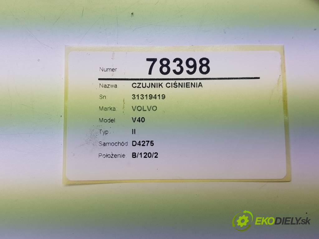 VOLVO V40 II 2015 120 kW II 1969 Snímač tlaku 31319419 (Snímače tlaku)