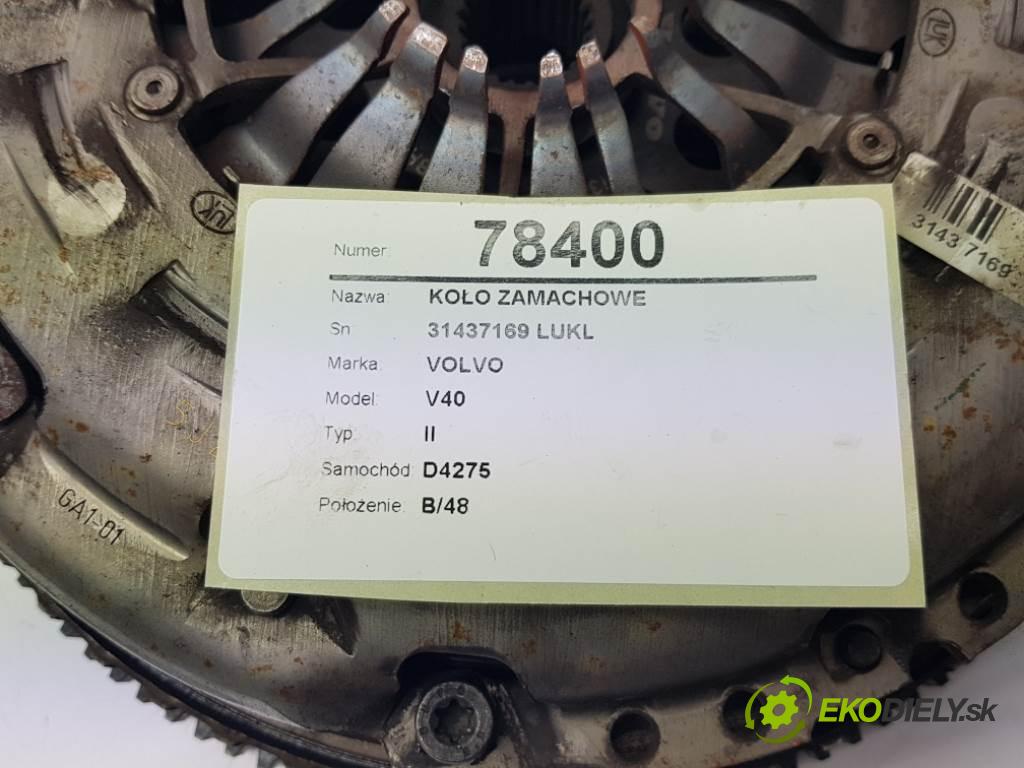 VOLVO V40 II 2015 120 kW II 1969 koleso zotrvačníkové 31437169 LUKL (Zotrvačníky)