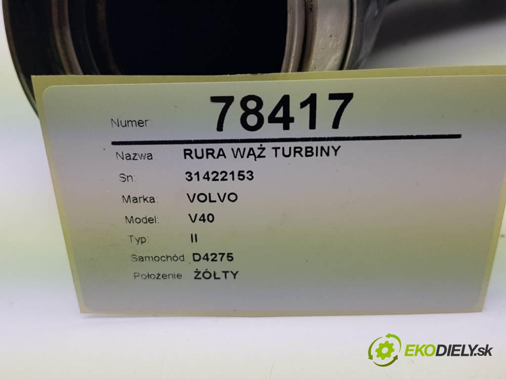 VOLVO V40 II 2015 120 kW II 1969 Rúra hadica turba 31422153 (Hadice)